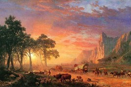 The Oregon Trail by Albert Bierstadt - Art Print - £17.25 GBP+