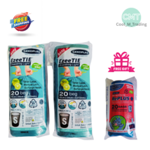 Sekoplas Ezeetie 20 Blue Drawstring Trash Bags |- Light Duty and Easy Tie - $17.99