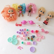 Itty Bitty Prettys Miniatures Tea Party Dolls And Accessories Large Set Zuru - £18.17 GBP