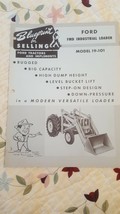 Vintage Blueprint For Selling Ford FMD Industrial Loader - $5.87