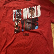Scarface movie Tony Montana Al Pacino T-Shirt, The World is Yours, Size Medium - £11.87 GBP