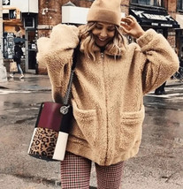 I.AM.GIA Pixie Tan Teddy Bear Coat Zip S - $696.38 MXN