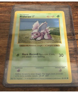 1st Edition Shadowless Nidoran 55/102 Base Set Pokemon Card Rare HP - £4.63 GBP
