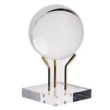 Generic TRENDY TRON Crystal Ball Holder, Acrylic Metal Natural Stone, S,... - $584.54 MXN