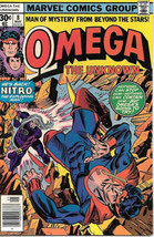 Omega The Unknown Comic Book #8 Foolkiller Nitro Marvel Comics 1977 VERY FINE- - £5.50 GBP