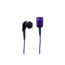 T-Mobile Stereo Schnur Headset 3.5mm W / Mikrofon Original, Lila &amp; Schwarz - £6.32 GBP