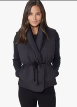 James Perse Yosemite Matte Nylon Puffer Vest Black Grey $425 Sz 3, L - £28.31 GBP