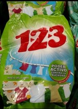 2X 123 Detergente Poder Activo - 2 Bolsas De 900g c/u - Envio Prioridad Gratis - $20.31