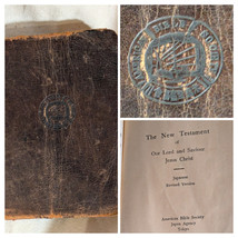 1928 Américain Bible Society Neuf Testament Psalms Japon Révisé Ed Type 6 - $21,389.48 MXN