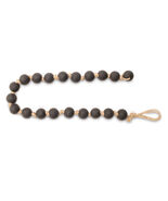 Modern Matte Black Bead Garland Set of 2 - 829160 - $77.17 CAD