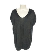Ann Taylor Loft Womens Lightweight Sweater Small Gray Sleeveless Scoop Neck - $15.25