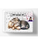 Little Kitten Edible Image Cake Topper Birthday Party, Frosting Sheet, C... - $24.50 CAD