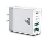 Usb C Wall Charger, 40W 4-Port Fast Charging Block Usb C Charger Dual Po... - £20.71 GBP