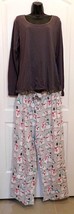 Nite Nite Munki Munki Women&#39;s Polar Bear Snowman Print Pajamas Set Size: XL - $17.75