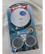 COBY Personal CD Player Headphones Mini Speakers CX-CD1112 NEW - $54.14 CAD