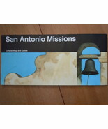 San Antonio Missions Official Map &amp; Guide Texas  - $3.99