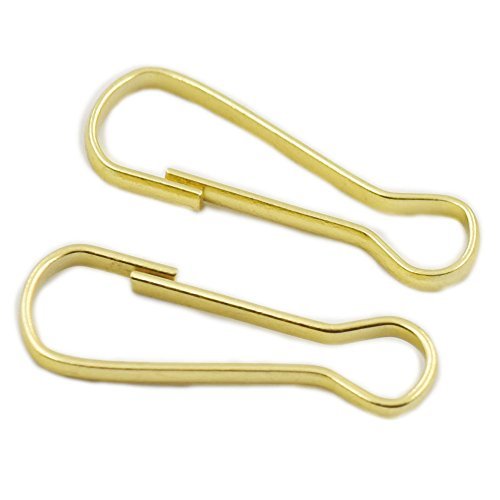200 Pcs 1&quot; 25mm Spring Hooks Metal Snap Clip Lanyard Package Zipper Pull... - $7.83