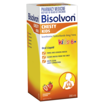 Bisolvon Chesty Kids 6+ 200mL – Strawberry Flavour - $86.82