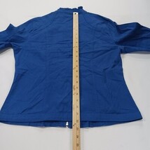Draper's & Damon's Petite RN#105378 Womens Blue Full Zip Jacket Size PS Chest 38 image 7