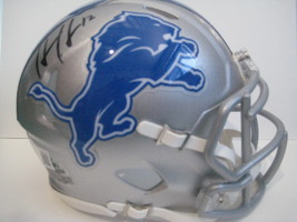 HENDON HOOKER Detroit Lions Autographed Lions Speed Mini Helmet w/Beckett COA - £137.24 GBP