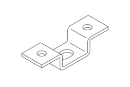 (2) Chatsworth Products 5/8&quot; Ceiling/Runway Support Bracket Gold 11406-002 - $18.99