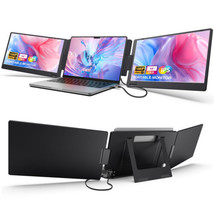 Triple Portable Monitor for Laptop, 14&#39;&#39; FHD 1080P USB-C Laptop Screen Extender  - $669.86