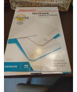 Office Depot Brand 10&quot; x 13&quot; White Clean Seal Catalog Envelopes, 100-Pk - $43.20 CAD