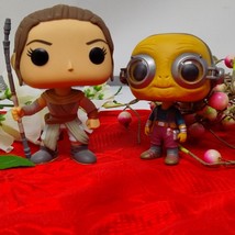 Funko Pop! Vinyl: Star Wars - Rey (w/ Staff) #58 &amp; Maz - $9.98