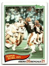 1982 Topps #9 Super Bowl XVI - $1.67