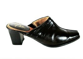 Life Stride Brown Sirena Mules Block Heel Slip On Shoes Women&#39;s 8 M (SW6) - £32.23 GBP