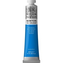 Winsor &amp; Newton Winton Oil Color Paint, 200-ml Tube, Cerulean Blue - £52.59 GBP