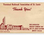  Terminal Railroad Association of St Louis Ticket Jacket Union Station 1... - $17.82
