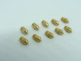 0.8mm - 10Pcs Pack Lot MK10 Extruder Hotend Hot End 3D Printer Nozzle M7 Brass - £10.56 GBP