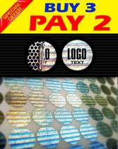 648 CUSTOM PRINT hologram warranty security sticker label VOID seals Ø 0... - £31.53 GBP