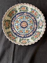 Antiguo Pared Placa Tichelaar makkum Hermoso Decorado. Marcado Trasera - $83.49