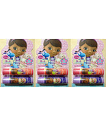 6-Disney DOC MCSTUFFINS Lip Balm • Mixed Berries &amp; Raspberry  - $7.91