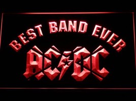 Best Band Ever ACDC Neon Sign Neon Sign Illuminated Sign Light Lamp - £20.47 GBP+