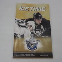 Pittsburgh Penguins Tampa Bay Lightning Glace Temps Jeu Programme Avril 13 2011 - £24.45 GBP