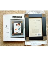 Malden Wood 5&quot; x 7&quot; Black Laser Cut Picture Frame #820-57 - £6.50 GBP