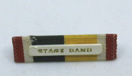 Stage Band Multi Color Fabric Metal Collectible Pinback Pin Button Vintage - $13.76