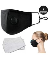 Face Masks and TWO PM2.5 filters -- Reusable, Adjustable, Comfortable - £11.00 GBP