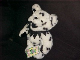 12&quot; White Spotted Jointed Grateful Dead Plush Bear W/Tags 1990 Liquid Blue   - £79.12 GBP