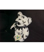 12&quot; White Spotted Jointed Grateful Dead Plush Bear W/Tags 1990 Liquid Bl... - £77.84 GBP