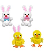 Easter Pom Pom Bunny Chick Craft Kits, 6/Pk, Select Kit S24 - $3.49
