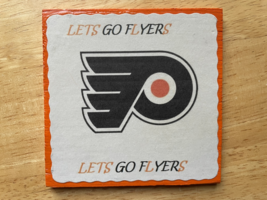 Lets go Flyers wood coaster - $6.84 CAD