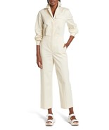 Theory Shirt Jumpsuit SZ 2 Ecru Mrsp $418 - $116.42