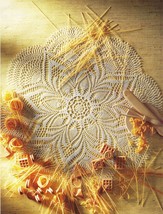 6X Gourmet Excellence Pure Joy Blossoms Pasta Perfection Crochet DOILY Patterns - £7.81 GBP