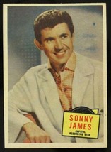 Vintage Capitol Recording Hit Stars Trading Cards Topps 1957 Sonny James No 28 - $10.67