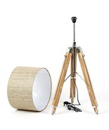 VINTAGE DESIGN TRIPOD WOODEN FLOOR LAMP FOR LIVING ROOM BY NAUTICALMART - €143,61 EUR