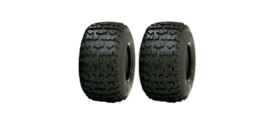 (2) Moose Racing Rattler ATV/UTV Rear Tires 22x11-9 For Artic Cat Can-Am Suzuki - £210.29 GBP